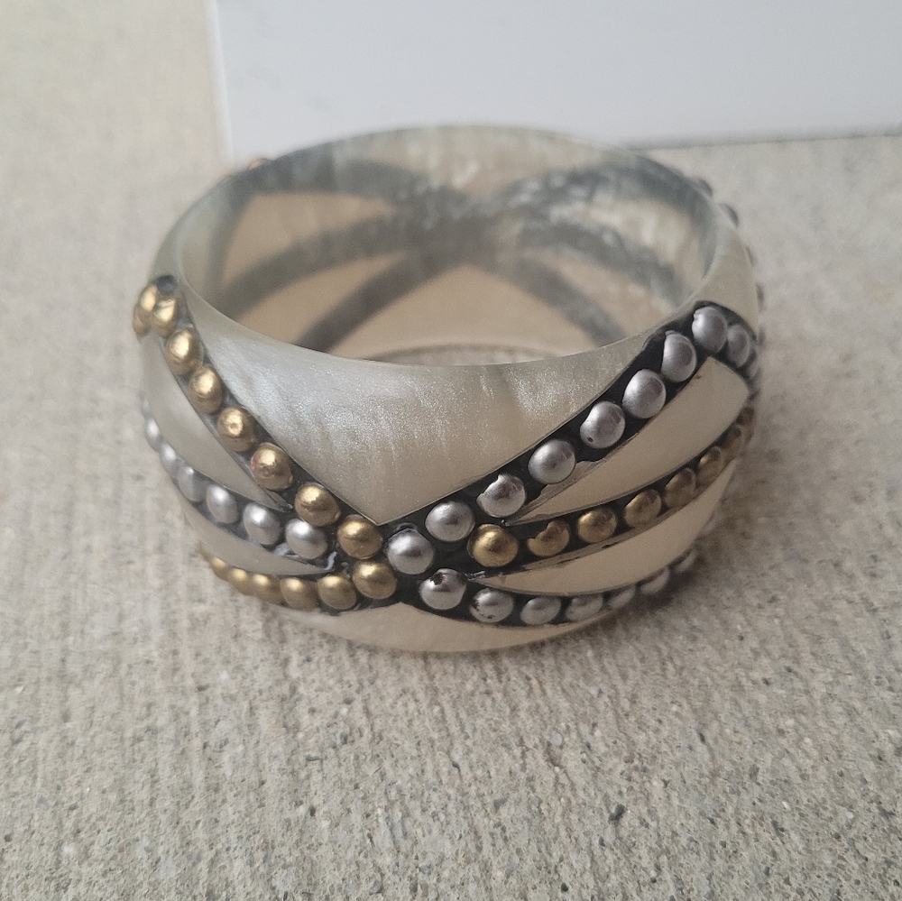 VINTAGE Bebe Acrylic Bracelet